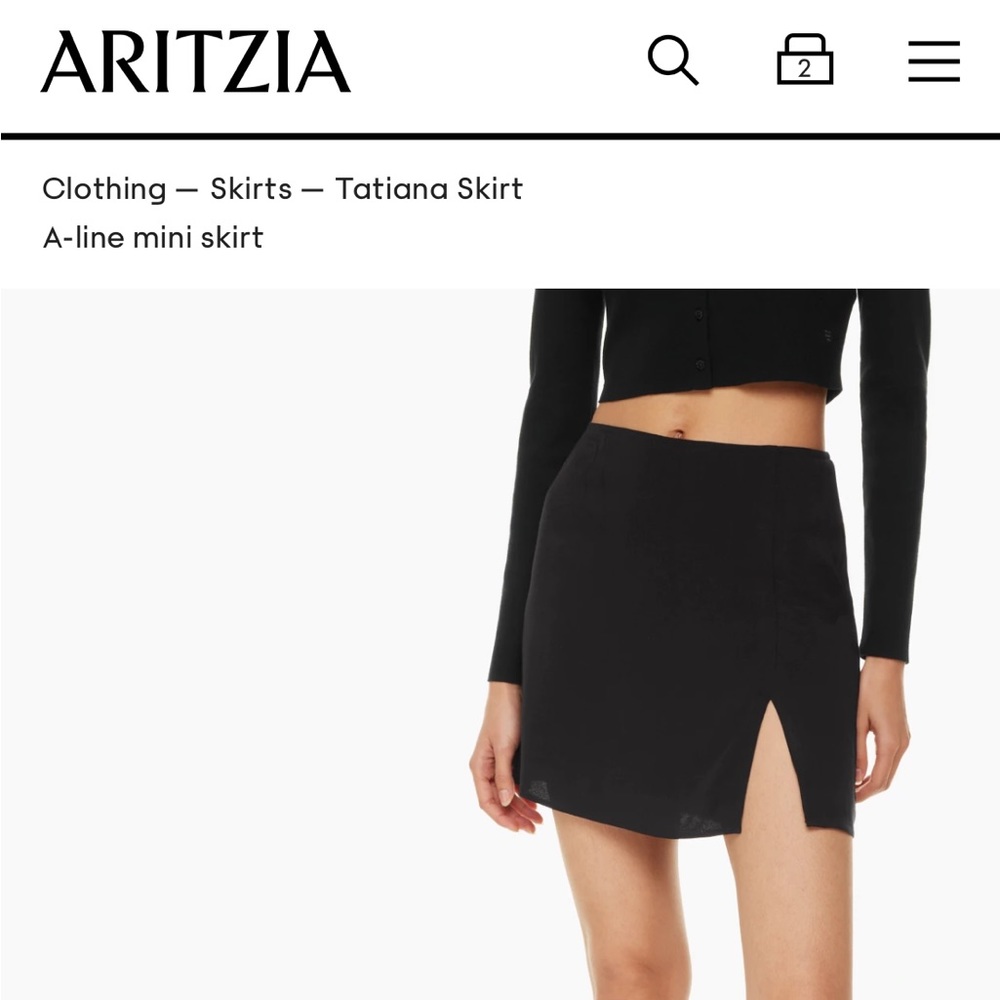 NWT Aritizia Tatiana skirt pink plum size 12 - Picture 3 of 3